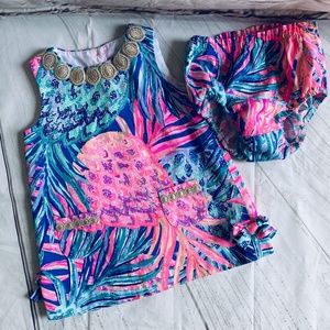 Lilly Pulitzer Baby Shift Dress Set, 18-24mo